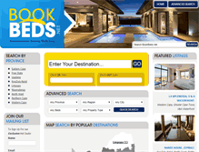 Tablet Screenshot of bookbeds.net